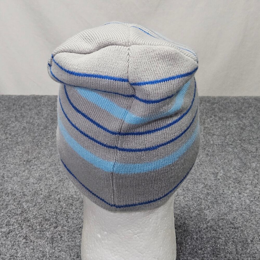 Minnesota United Loons Gray Blue Logo‎ Element Striped Knit Beanie MLS Soccer - Picture 4 of 5